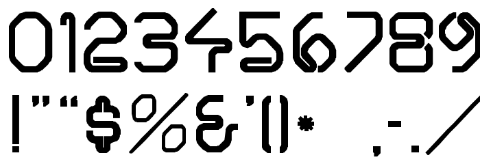 Hairpin-Normal Font OTHER CHARS