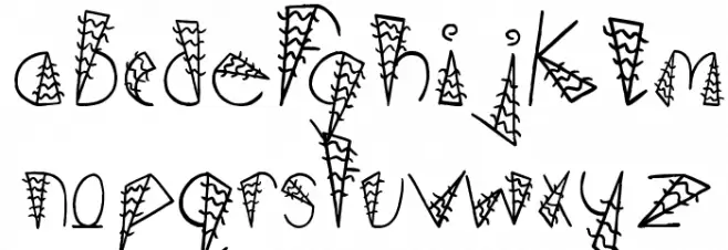 Hairs Dens Bag 字体 小写