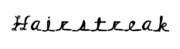Hairstreak  Free Fonts Download