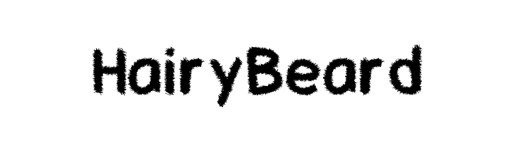 Hairy Beard  नि: शुल्क फ़ॉन्ट्स डाउनलोड