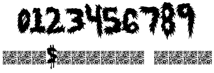 HairyFun Font OTHER CHARS