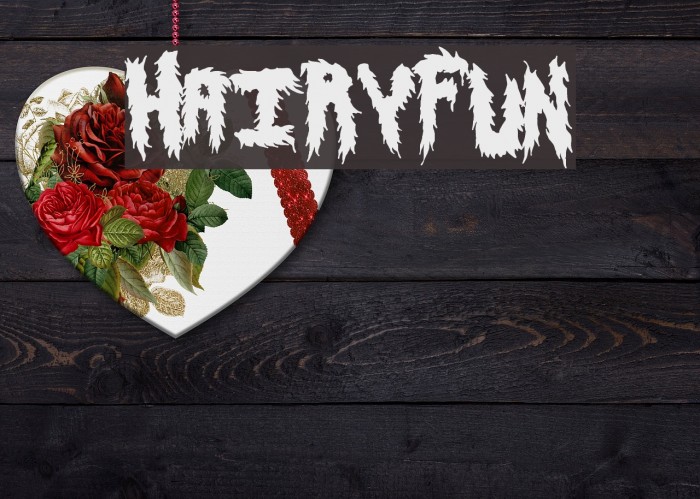 HairyFun Font examples