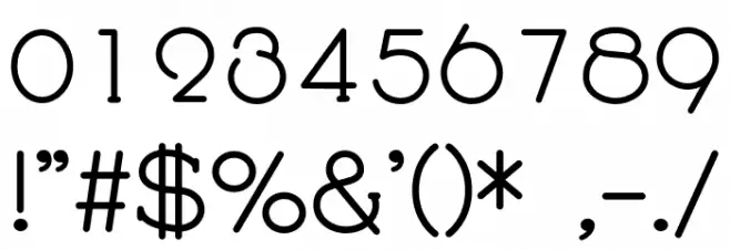 Haisen Regular フォント その他の文字