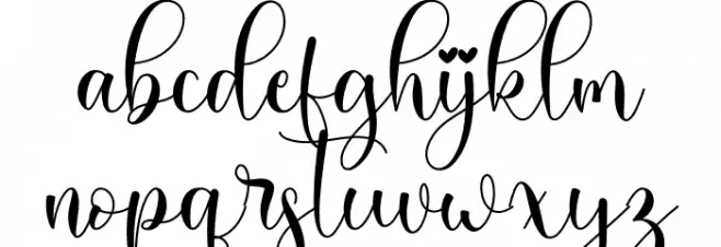 Haiskey फ़ॉन्ट लोअरकेस