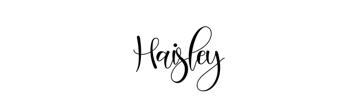 Haisley  baixar fontes gratis
