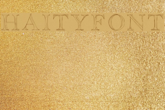 Haityfont Font examples