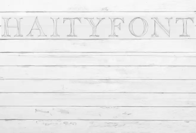 Haityfont Font examples