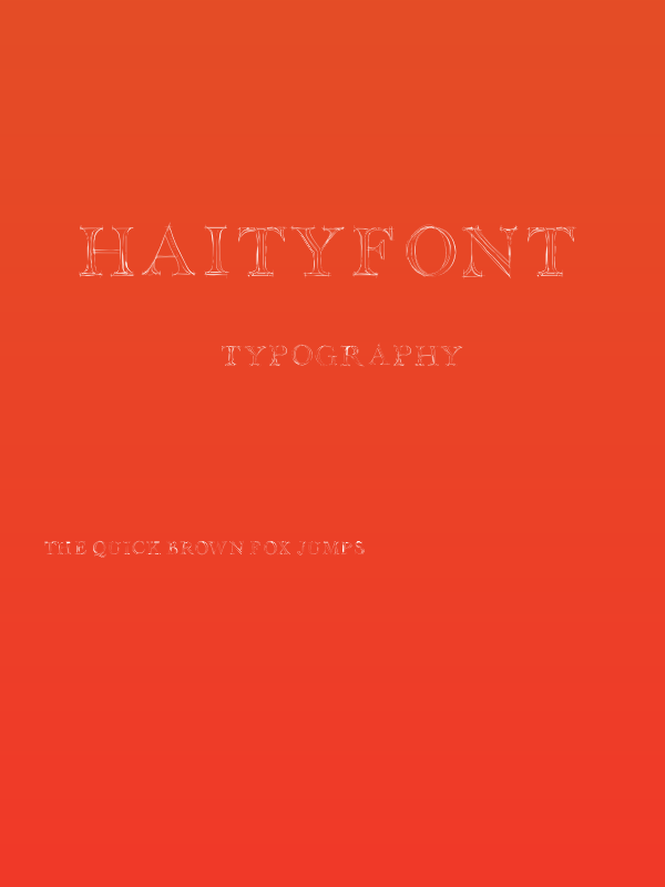Haityfont Poster