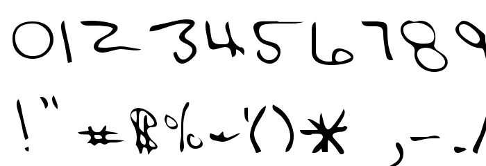 Hak Regular Font OTHER CHARS