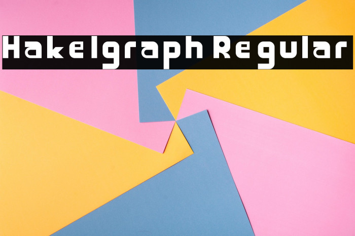 Hakelgraph Regular Example 1