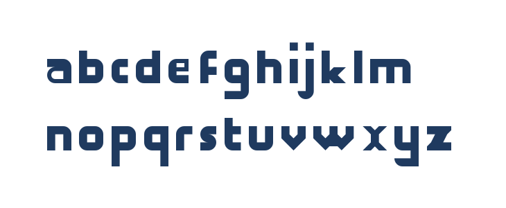 Hakelgraph Regular Lowercase