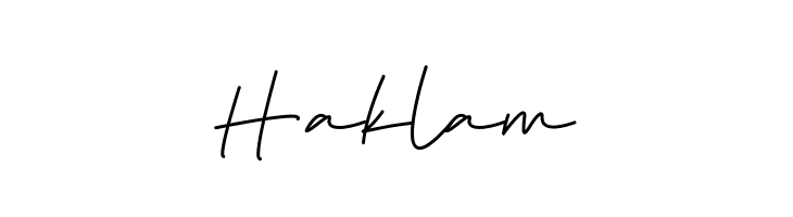 Haklam  Frei Schriftart Herunterladen