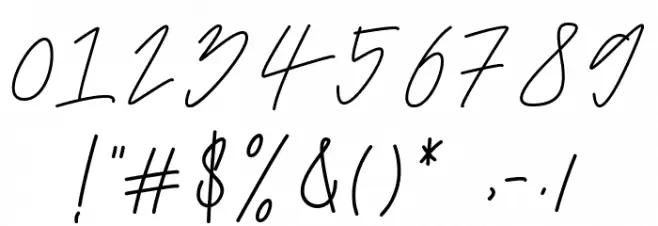 Haklam Font OTHER CHARS