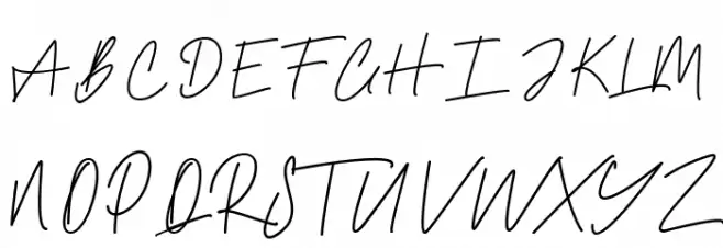Haklam Font Litere mari