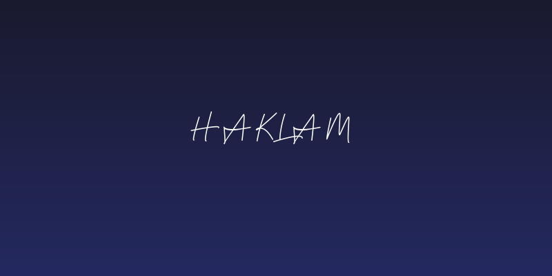 Haklam Social Header