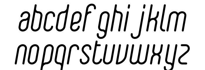 Hakone Italic Italic Font LOWERCASE