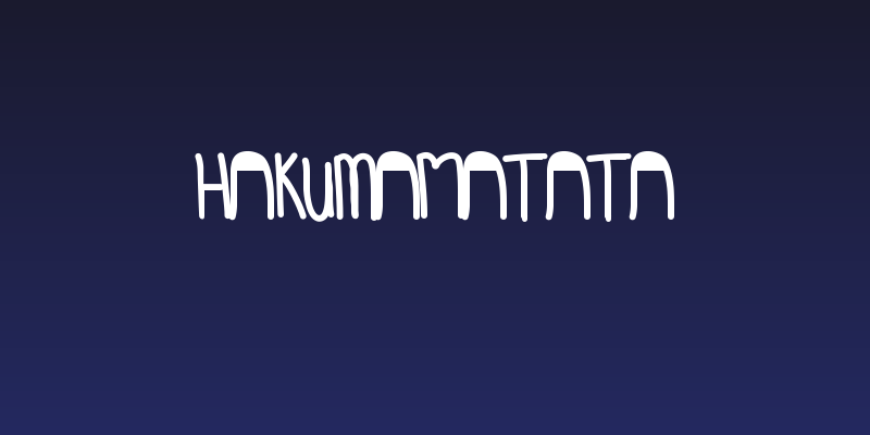 HakunaMatata Social Header