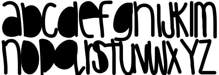 HakunaMatata Font LOWERCASE