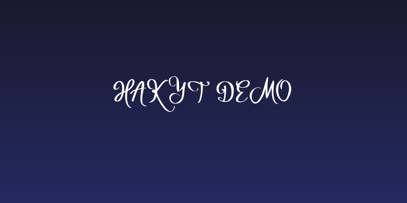 Hakyt Demo Social Header