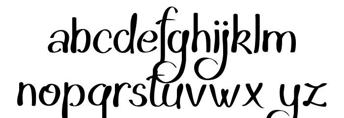 Hakyt Demo Font LOWERCASE