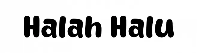 Halah Halu  免费字体下载