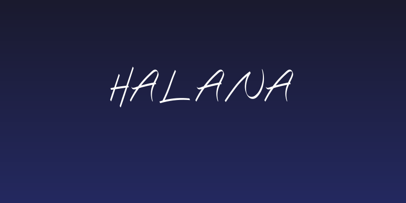 Halana Social Header