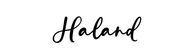 Haland  免费字体下载