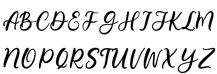 Haland Font UPPERCASE