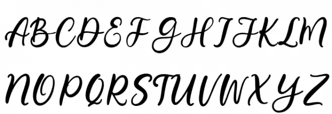 Haland Schriftart Groß