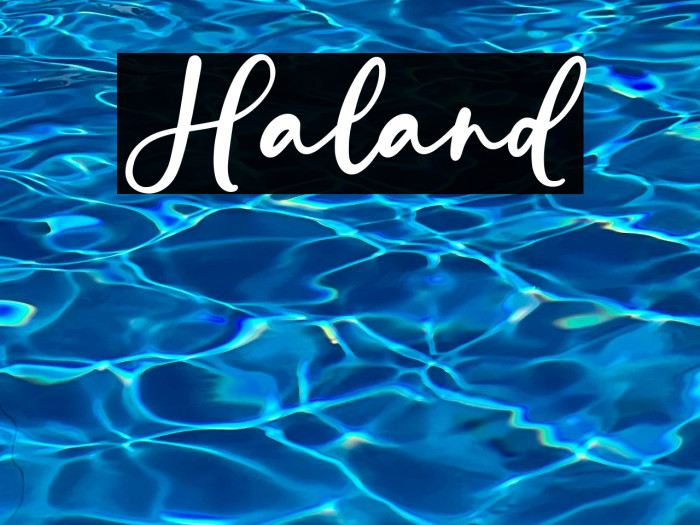 Haland Example 3