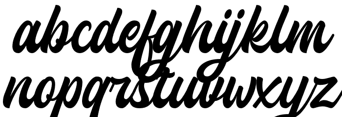 HalaneyDemo-Regular Font LOWERCASE