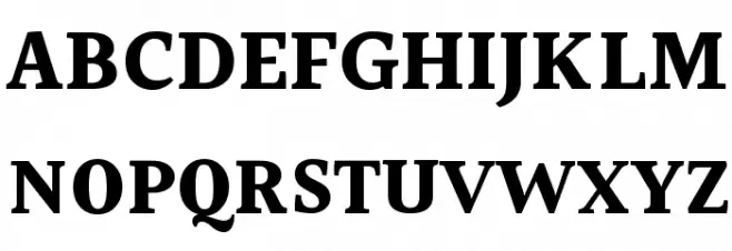 Halant Bold フォント 大文字