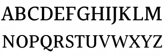 Halant Medium Font Litere mari