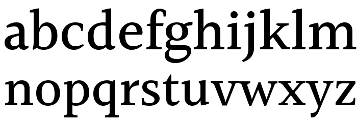 Halant Medium Font LOWERCASE