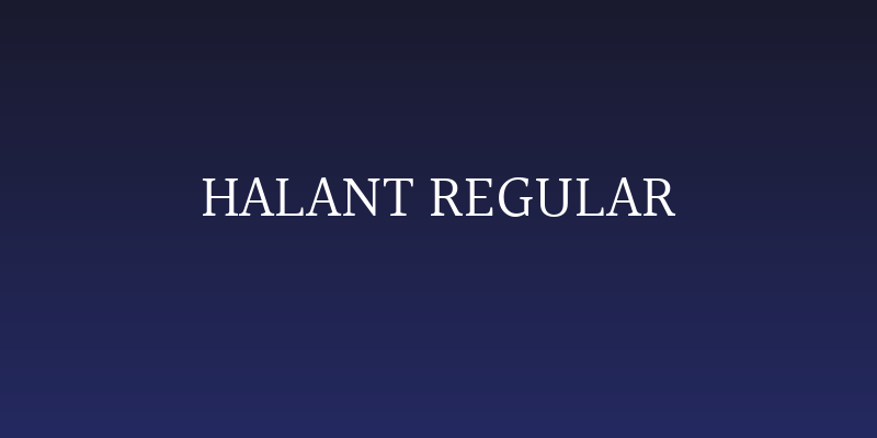 Halant Regular Social Header