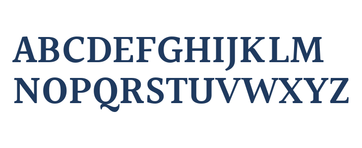 Halant SemiBold Uppercase