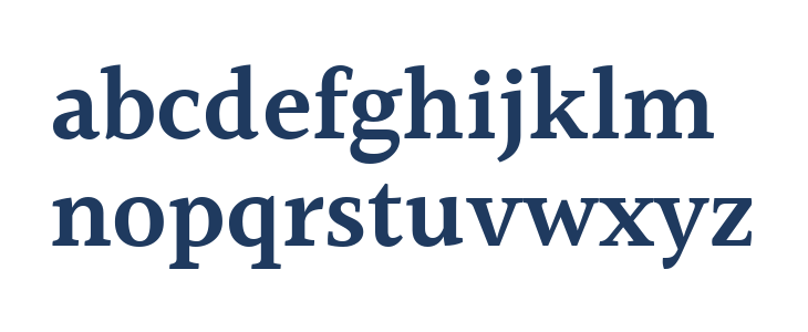 Halant SemiBold Lowercase