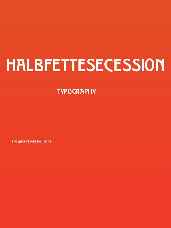 HalbfetteSecession Poster