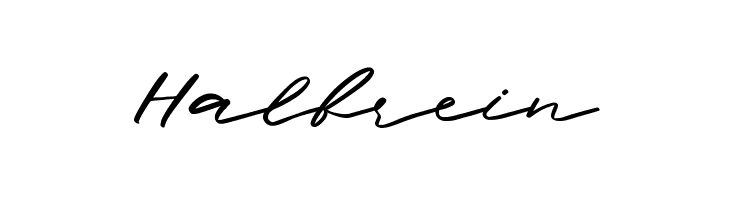 Halbrein Font