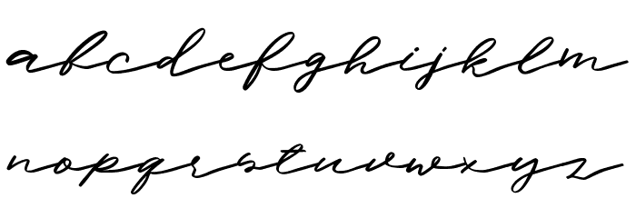 Halbrein Font LOWERCASE