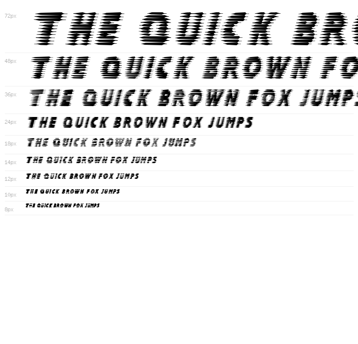 Halcion Italic Waterfall