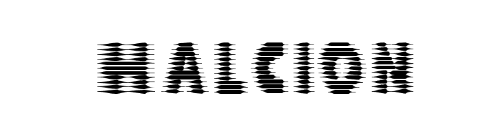 Halcion  フリーフォントのダウンロード