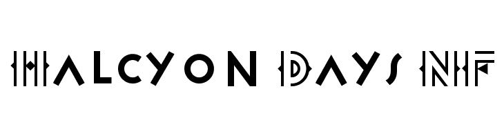 Halcyon Days NF  Скачать бесплатные шрифты