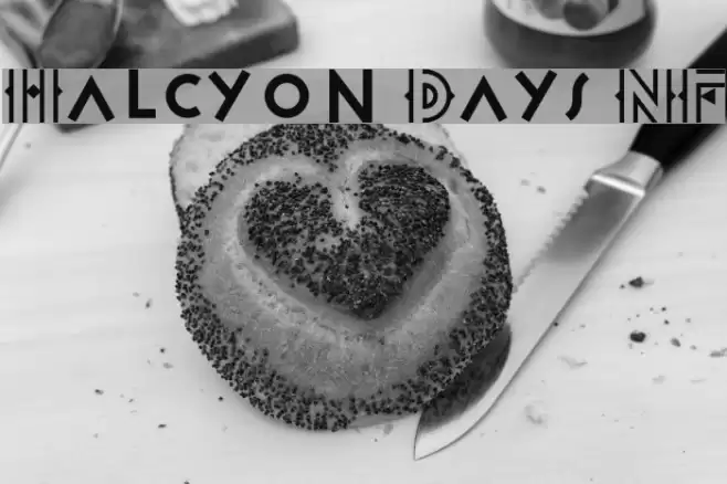 Halcyon Days NF Schriftart examples