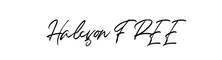 Halcyon FREE  Frei Schriftart Herunterladen