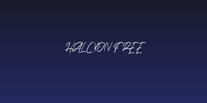 Halcyon FREE Social Header