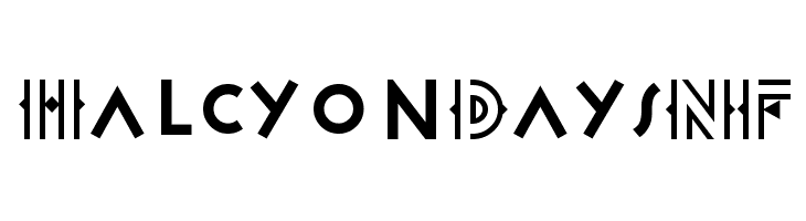 HalcyonDaysNF  Free Fonts Download