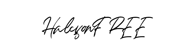 HalcyonFREE  Frei Schriftart Herunterladen