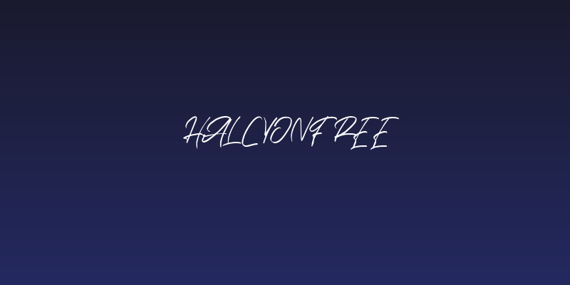 HalcyonFREE Social Header
