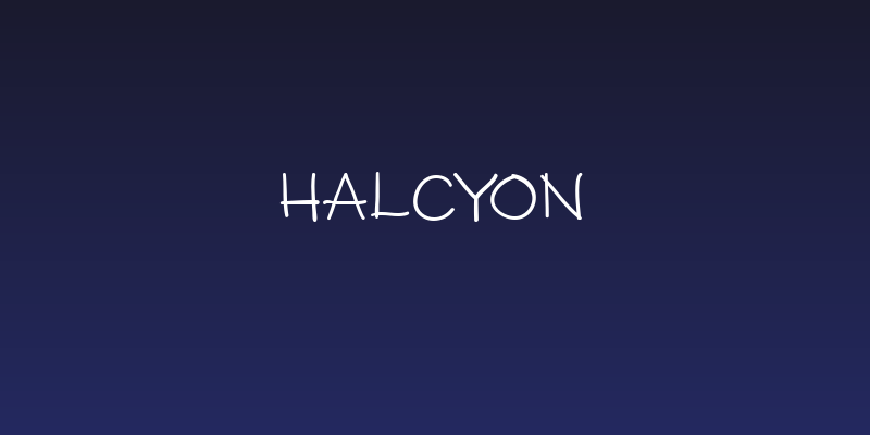 Halcyon Social Header